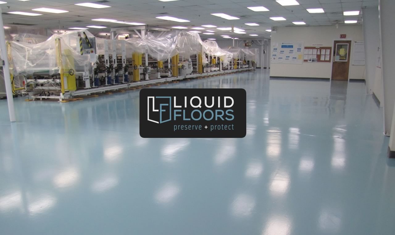 Clean Room Industrial Flooring Installation by Liquid FLoors